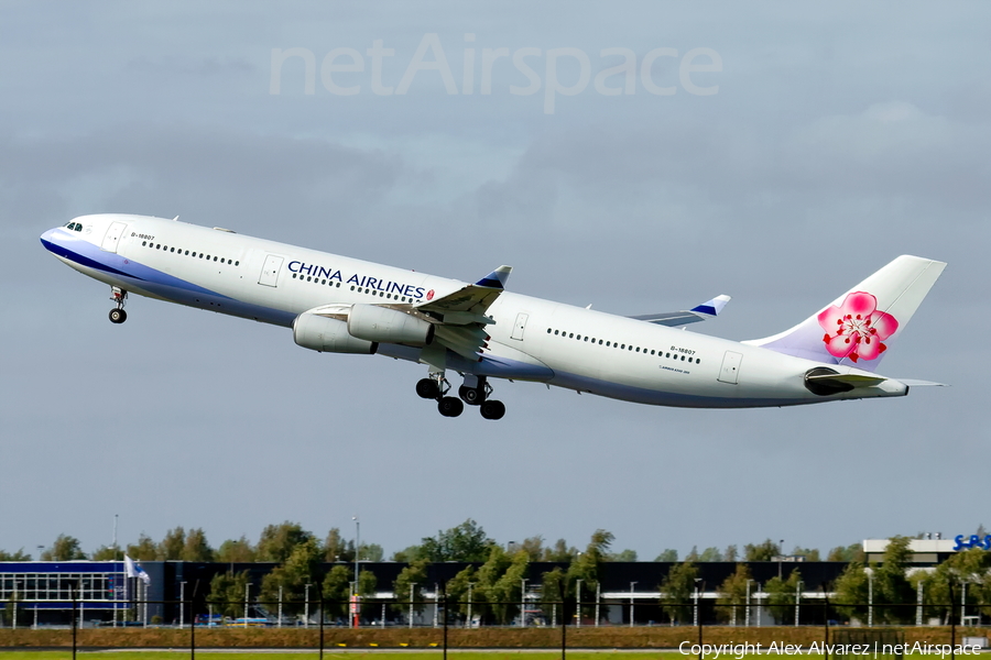 China Airlines Airbus A340-313X (B-18807) | Photo 435651