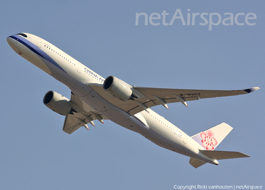 China Airlines Airbus A350-941 (B-18902) | Photo 372480