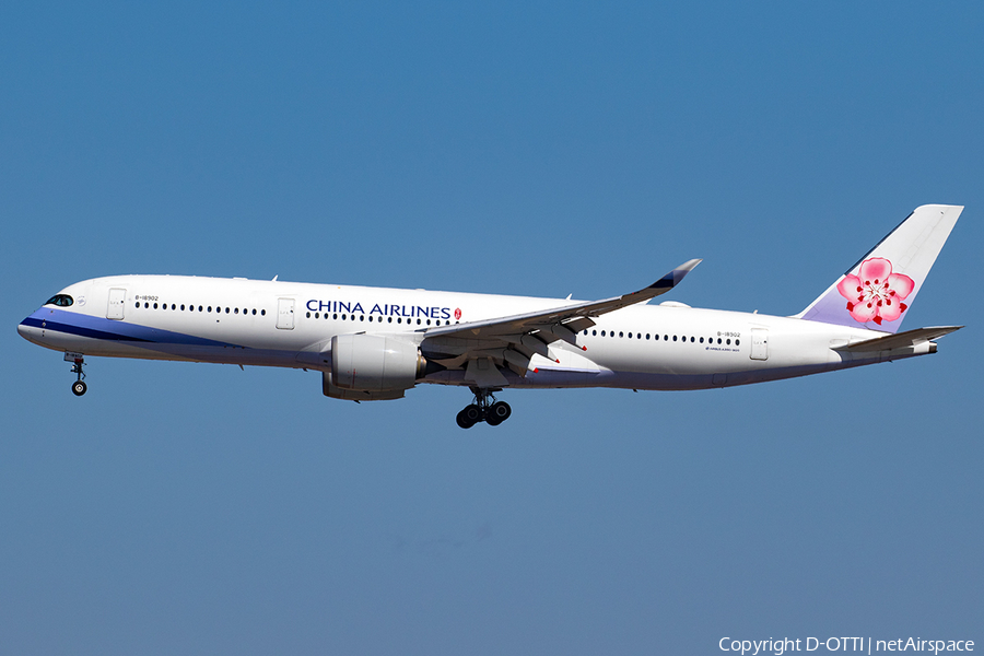China Airlines Airbus A350-941 (B-18902) | Photo 387397