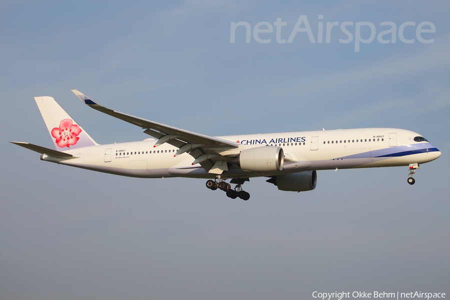 China Airlines Airbus A350-941 (B-18907) | Photo 245948