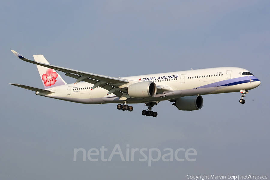 China Airlines Airbus A350-941 (B-18907) | Photo 557245