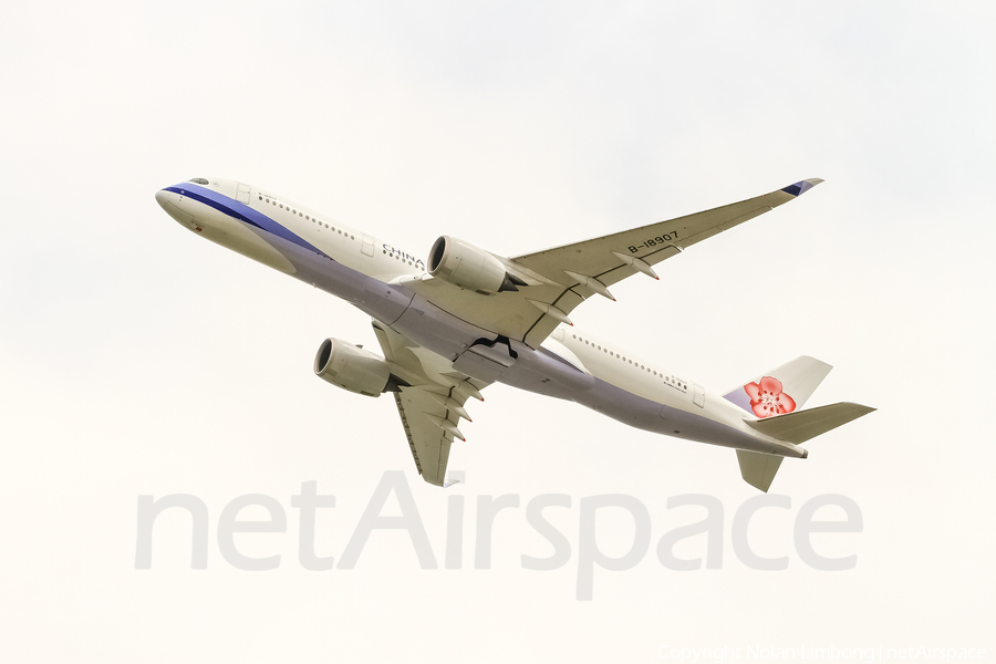 China Airlines Airbus A350-941 (B-18907) | Photo 427128