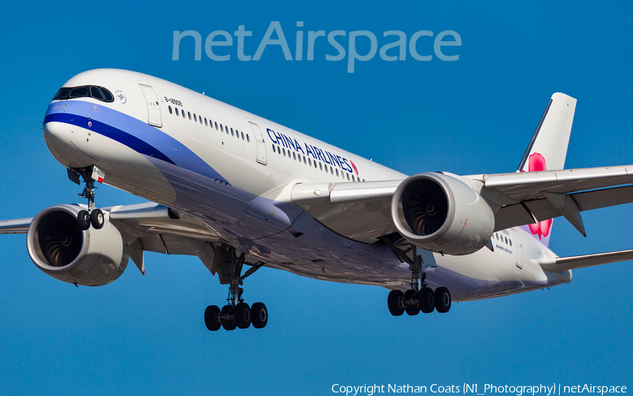China Airlines Airbus A350-941 (B-18909) | Photo 365091