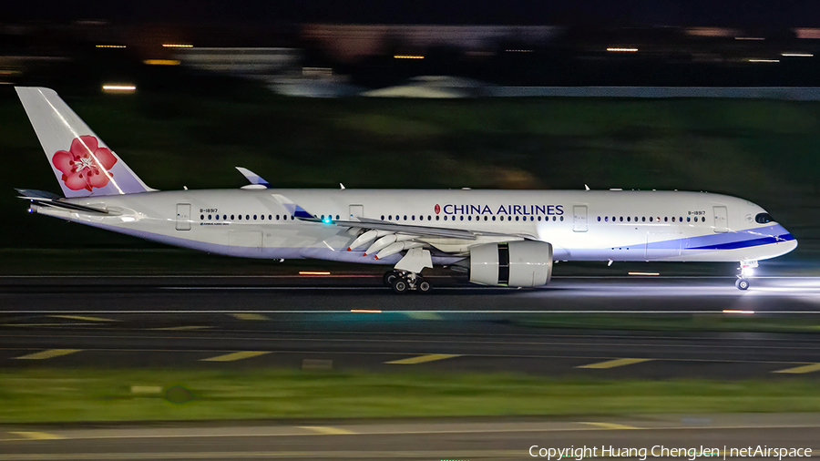 China Airlines Airbus A350-941 (B-18917) | Photo 678847