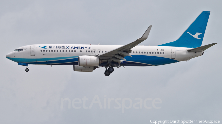 Xiamen Airlines Boeing 737-85C (B-1915) | Photo 308233