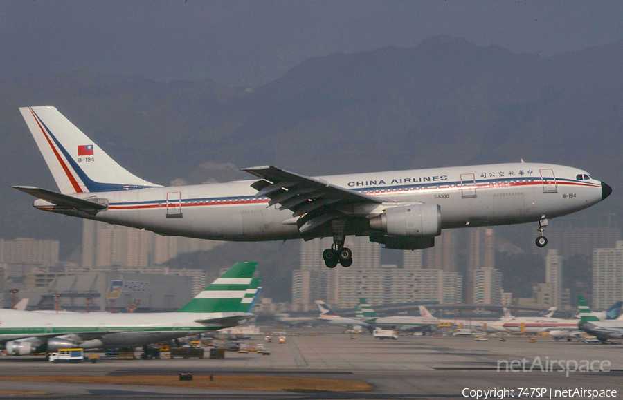 China Airlines Airbus A300B4-220 (B-194) | Photo 213722