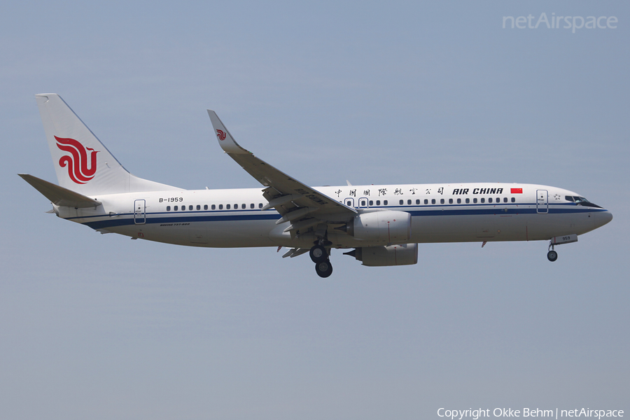 Air China Boeing 737-89L (B-1959) | Photo 69499