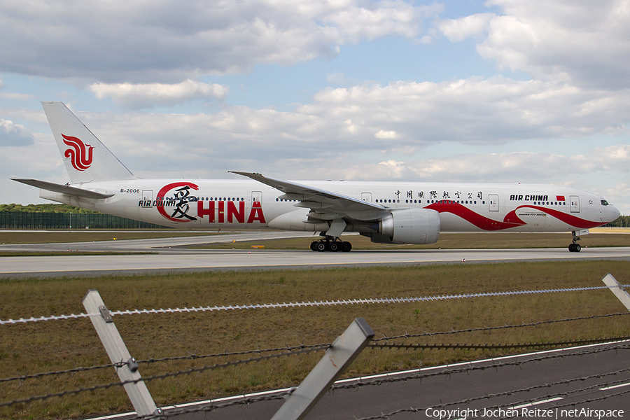 Air China Boeing 777-39L(ER) (B-2006) | Photo 77126
