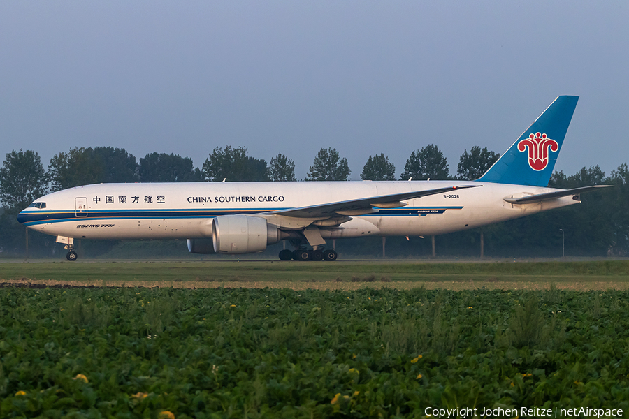 China Southern Cargo Boeing 777-F1B (B-2026) | Photo 344201