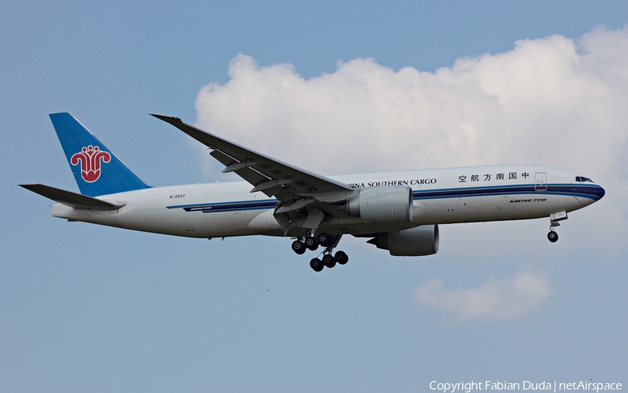 China Southern Cargo Boeing 777-F1B (B-2027) | Photo 268462
