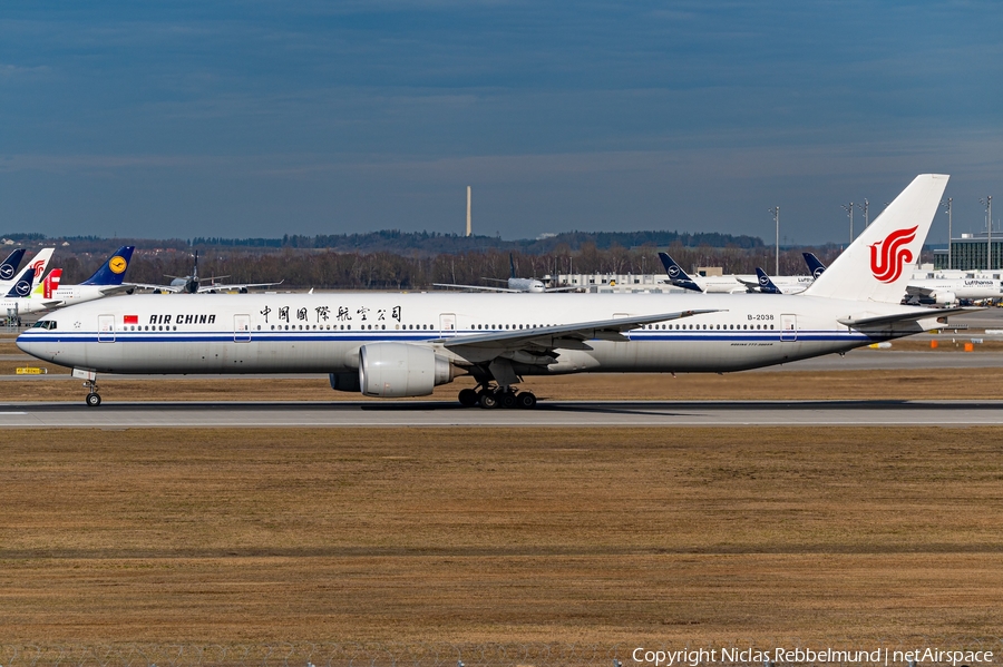 Air China Boeing 777-39L(ER) (B-2038) | Photo 611010