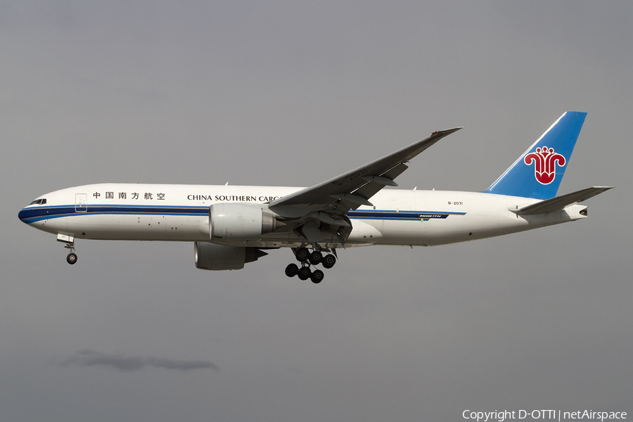China Southern Cargo Boeing 777-F1B (B-2071) | Photo 428647