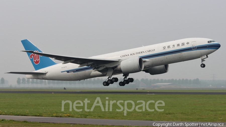 China Southern Cargo Boeing 777-F1B (B-2072) | Photo 216077