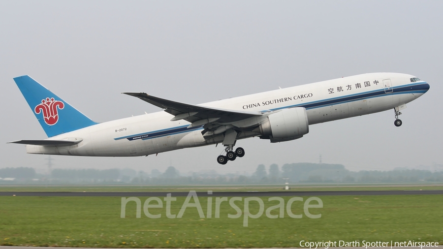 China Southern Cargo Boeing 777-F1B (B-2072) | Photo 216078