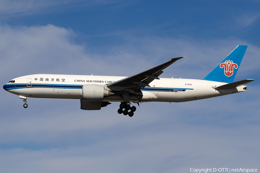 China Southern Cargo Boeing 777-F1B (B-2072) | Photo 566294