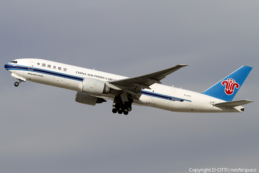China Southern Cargo Boeing 777-F6N (B-2075) | Photo 469273