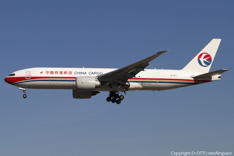 China Cargo Airlines Boeing 777-F6N (B-2078) | Photo 457842