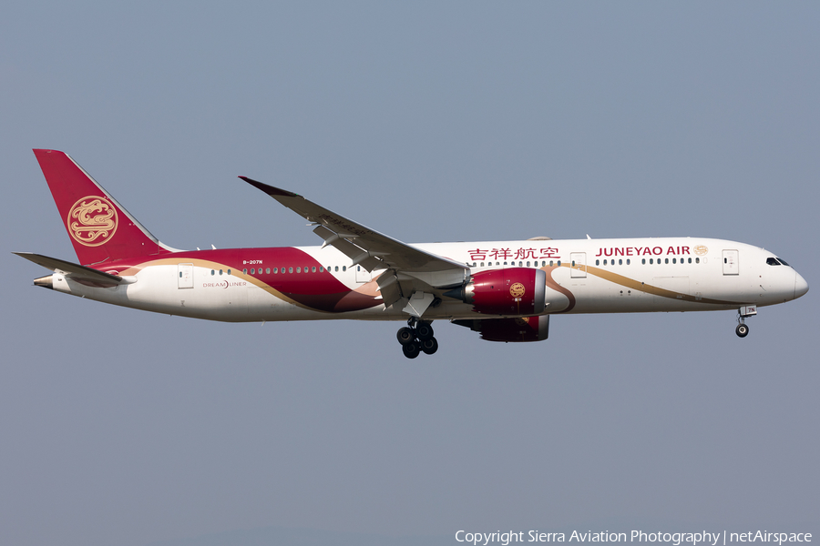 Juneyao Airlines Boeing 787-9 Dreamliner (B-207N) | Photo 502418