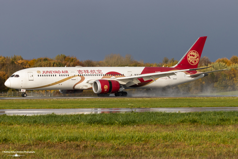 Juneyao Airlines Boeing 787-9 Dreamliner (B-207N) at  Hamburg - Fuhlsbuettel (Helmut Schmidt), Germany