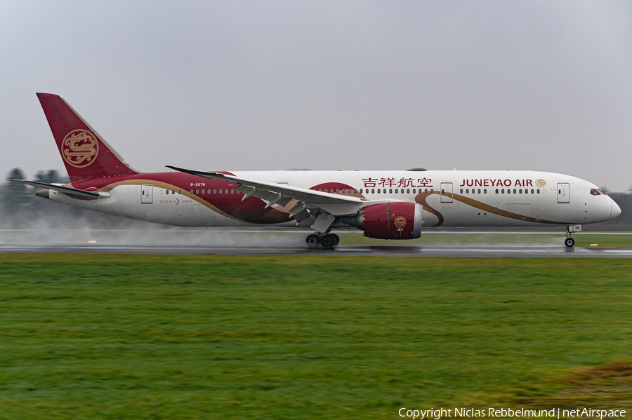 Juneyao Airlines Boeing 787-9 Dreamliner (B-207N) | Photo 482873