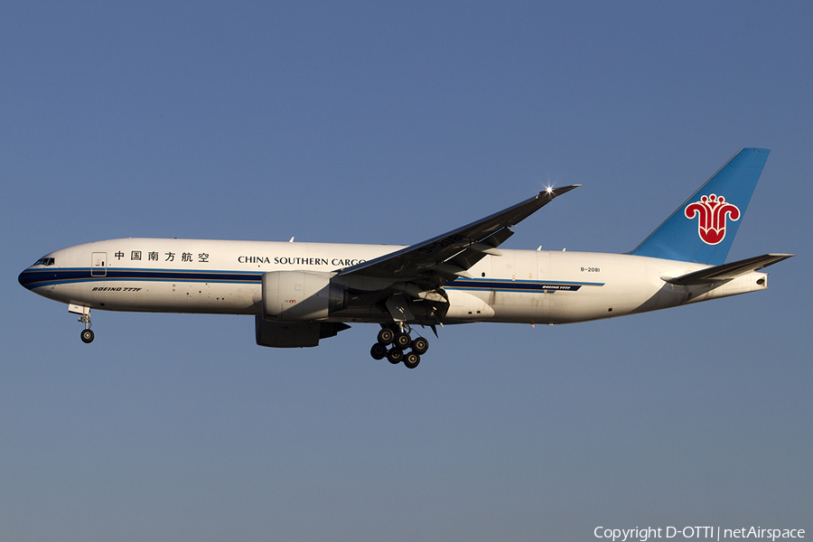 China Southern Cargo Boeing 777-F1B (B-2081) | Photo 470086