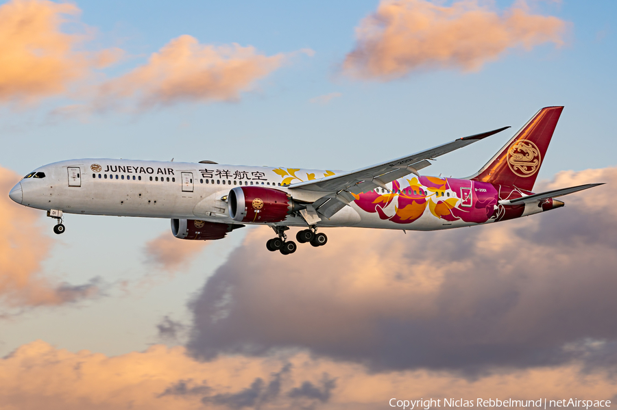 Juneyao Airlines Boeing 787-9 Dreamliner (B-20D1) | Photo 490101