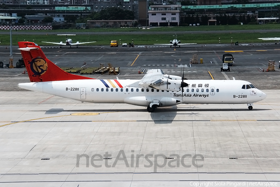 TransAsia Airways ATR 72-500 (B-22811) | Photo 360178