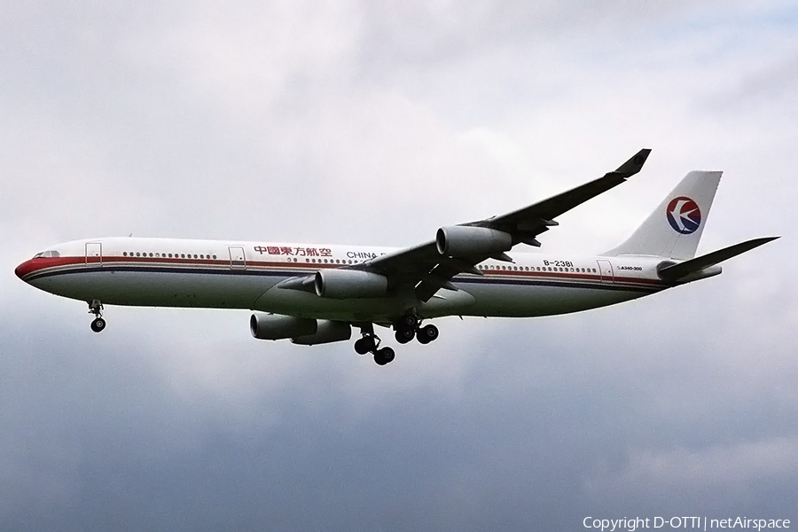 China Eastern Airlines Airbus A340-313X (B-2381) | Photo 191076