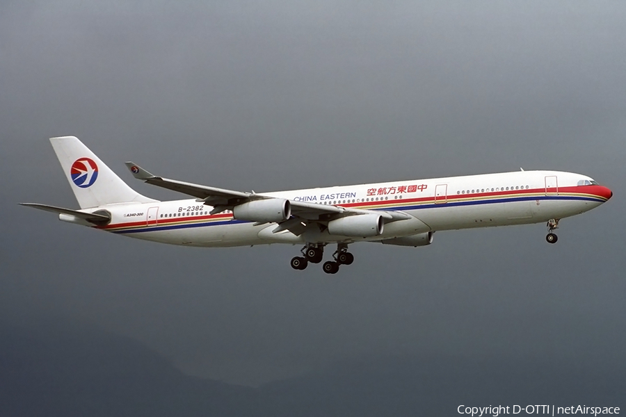 China Eastern Airlines Airbus A340-313X (B-2382) | Photo 292171