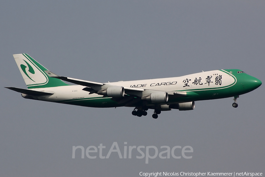 Jade Cargo International Boeing 747-4EV(ERF) (B-2423) | Photo 121849
