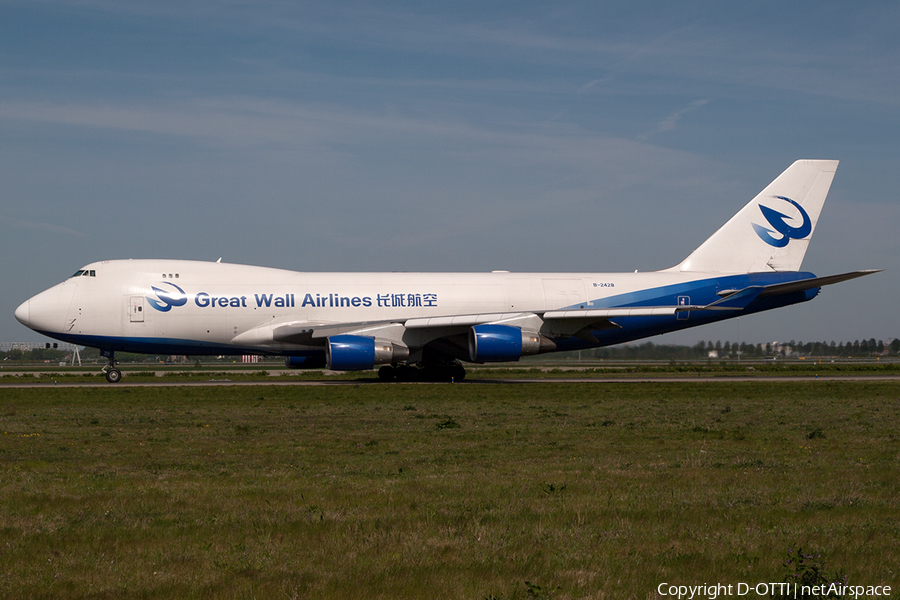 Great Wall Airlines Boeing 747-412F (B-2428) | Photo 199572