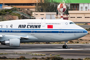 Air China Boeing 747-4J6 (B-2447) at  Gran Canaria, Spain