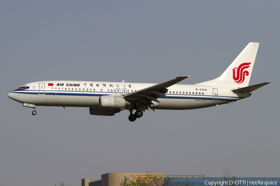 Air China Boeing 737-8Z0 (B-2510) | Photo 406170