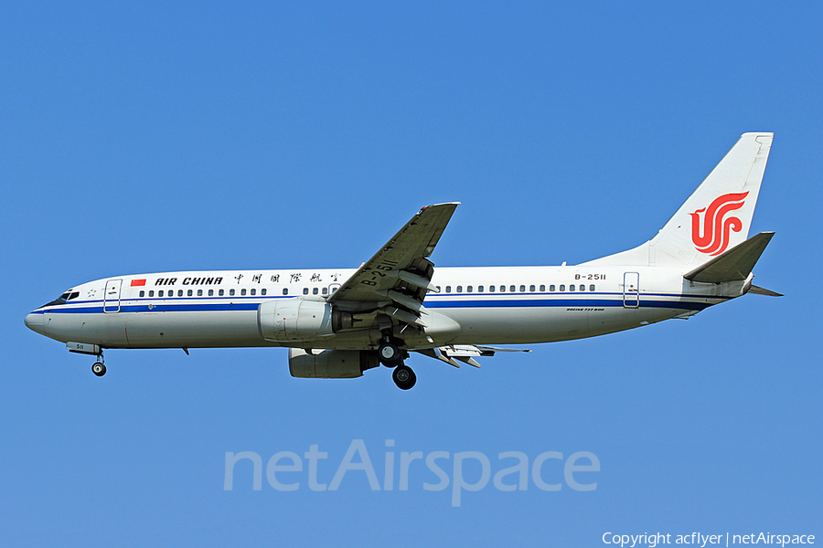 Air China Boeing 737-8Z0 (B-2511) | Photo 152235