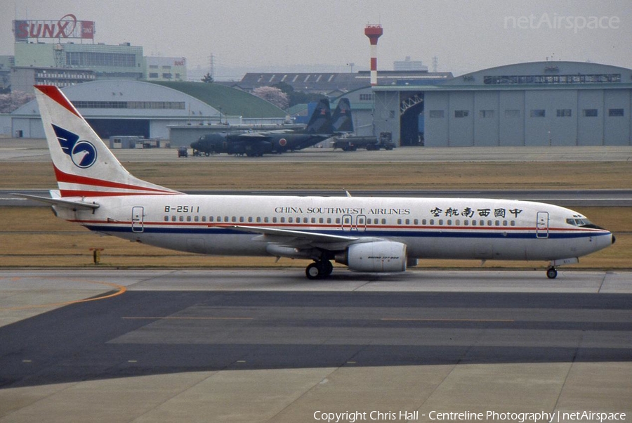 China Southwest Airlines Boeing 737-8Z0 (B-2511) | Photo 94084