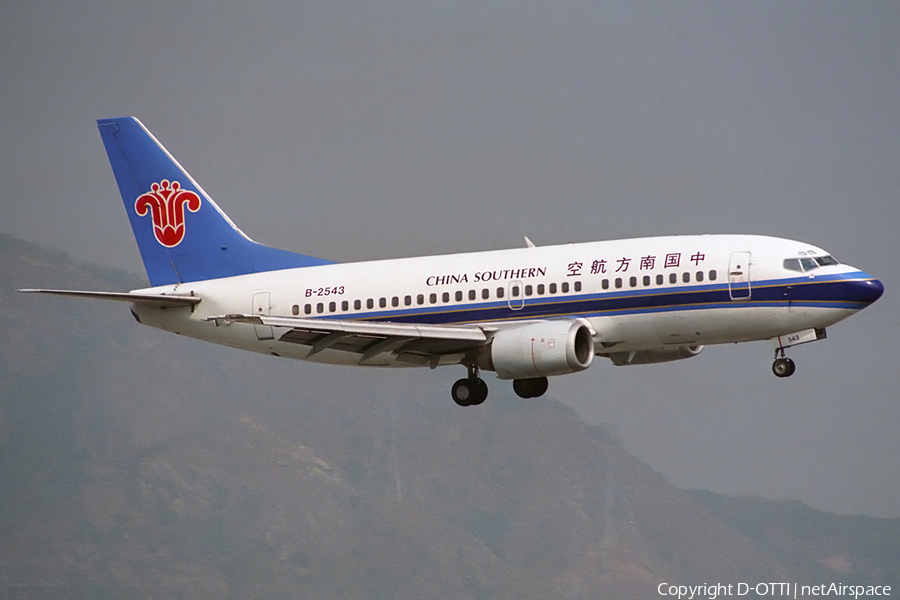 China Southern Airlines Boeing 737-5Y0 (B-2543) | Photo 166450