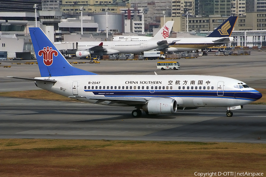China Southern Airlines Boeing 737-5Y0 (B-2547) | Photo 168568