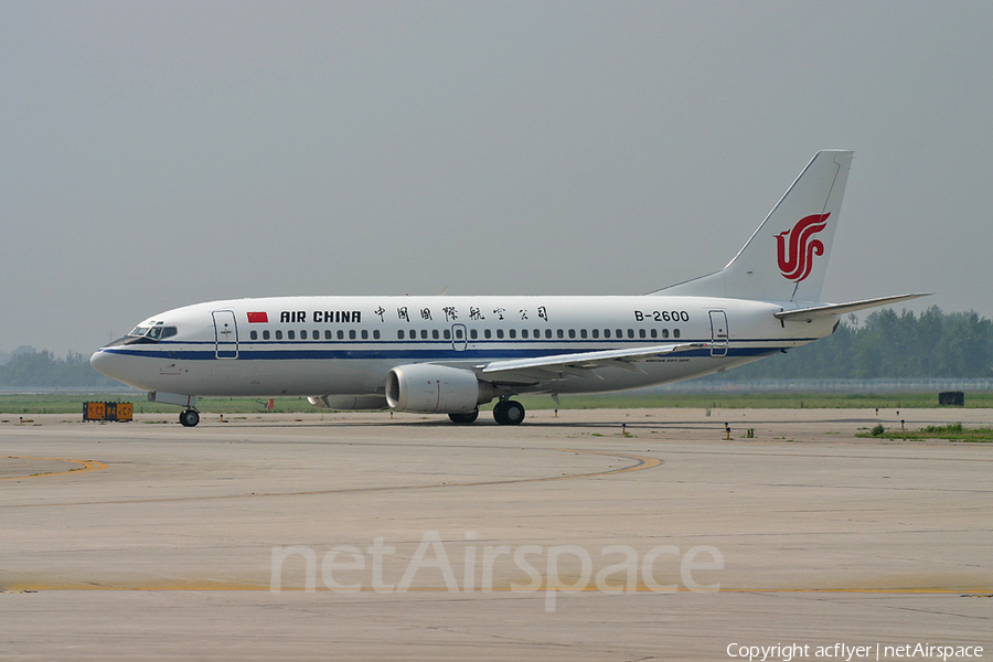 Air China Boeing 737-36N (B-2600) | Photo 290222