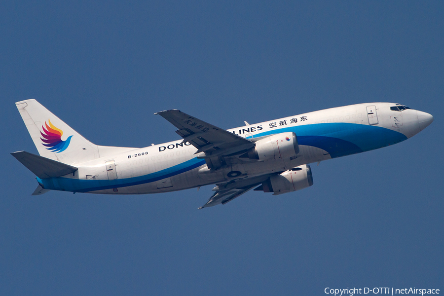 Donghai Airlines Boeing 737-36Q(SF) (B-2608) | Photo 398087