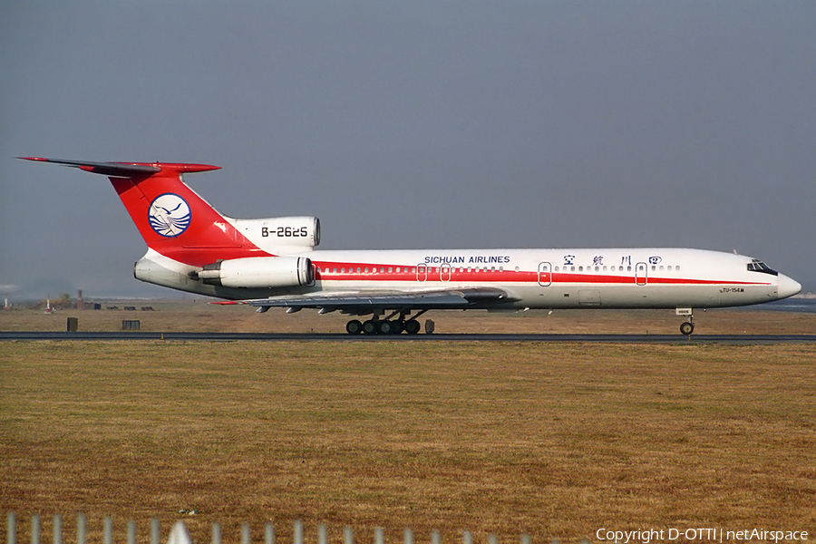 Sichuan Airlines Tupolev Tu-154M (B-2625) | Photo 163055