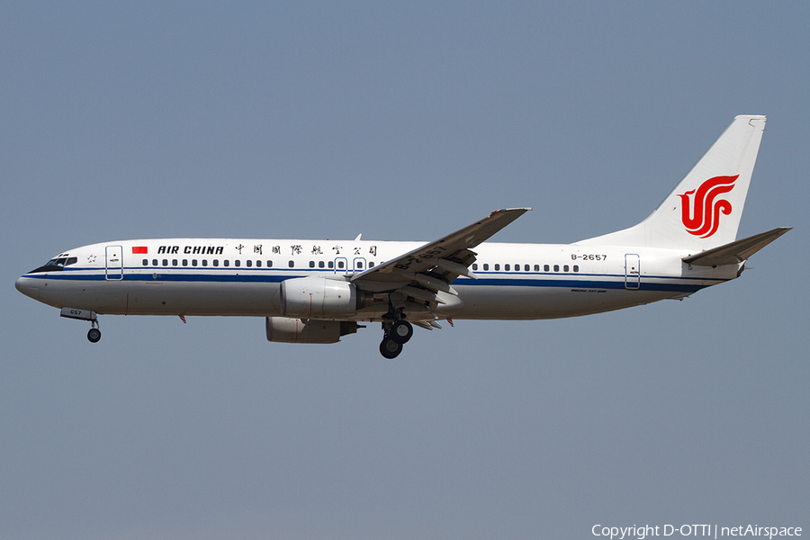 Air China Boeing 737-89L (B-2657) | Photo 407058