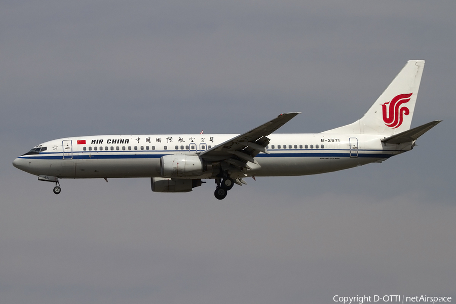 Air China Boeing 737-89L (B-2671) | Photo 407069