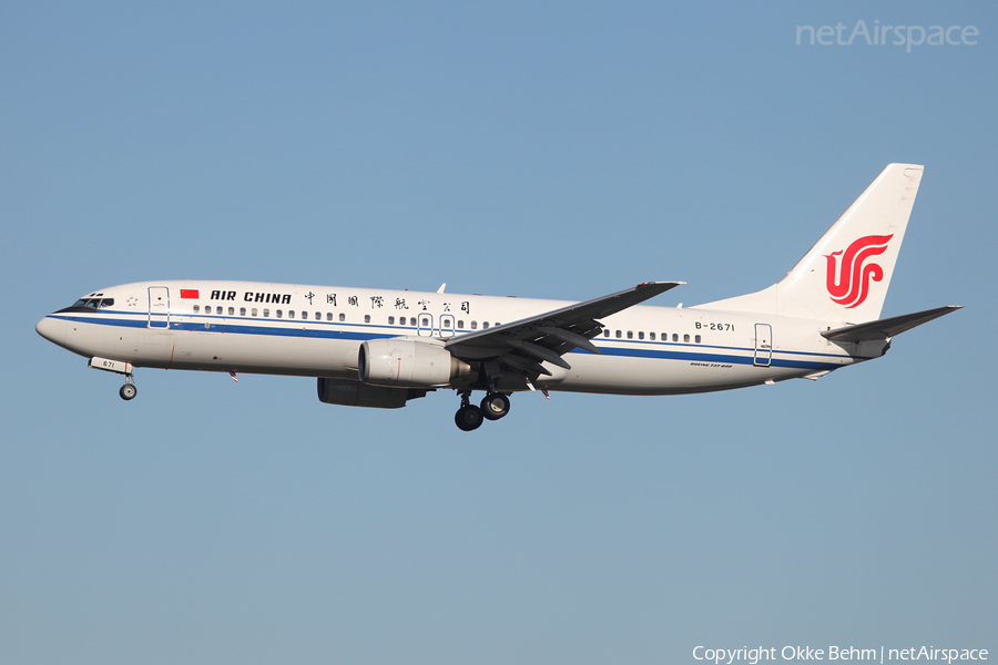 Air China Boeing 737-89L (B-2671) | Photo 69524