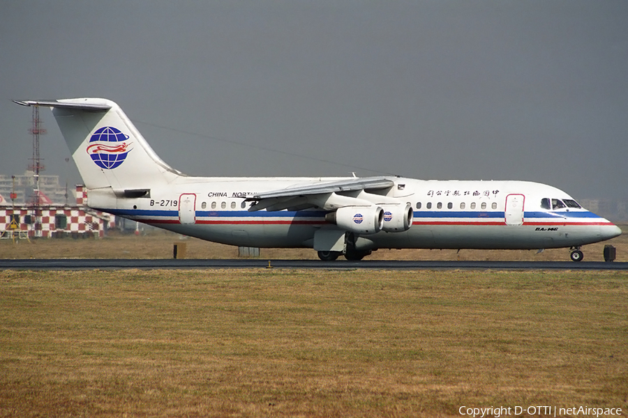 China Northwest Airlines BAe Systems BAe-146-300 (B-2719) | Photo 163031