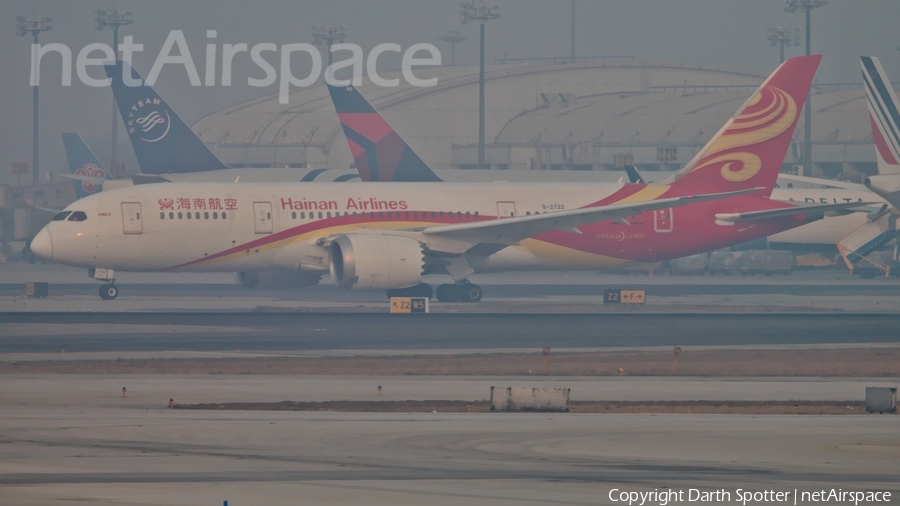 Hainan Airlines Boeing 787-8 Dreamliner (B-2722) | Photo 170300