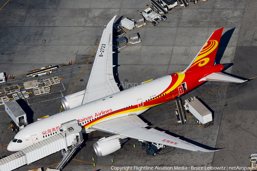 Hainan Airlines Boeing 787-8 Dreamliner (B-2723) | Photo 100111