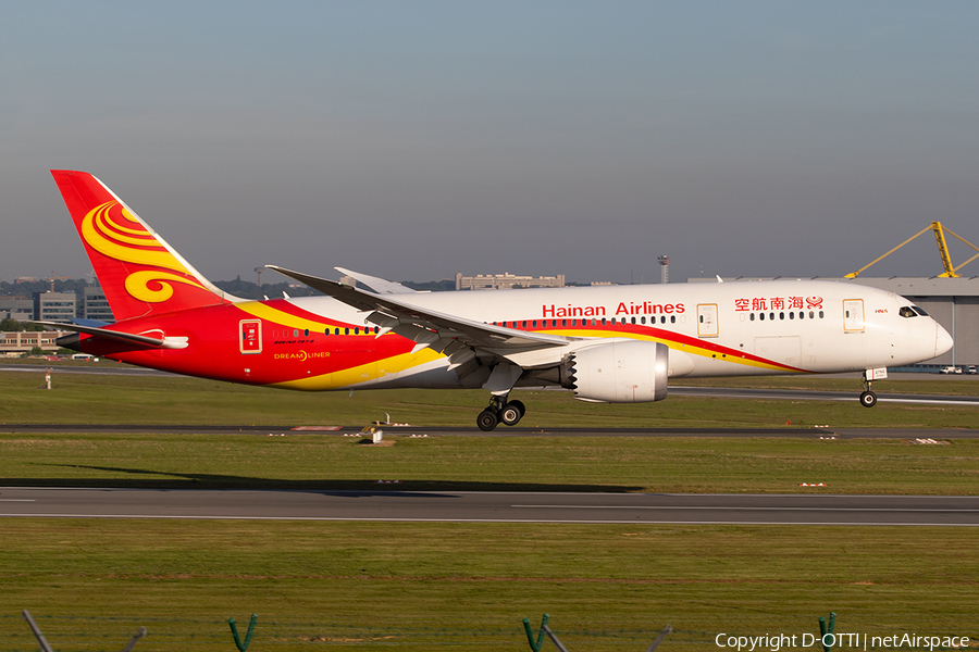 Hainan Airlines Boeing 787-8 Dreamliner (B-2750) | Photo 323551