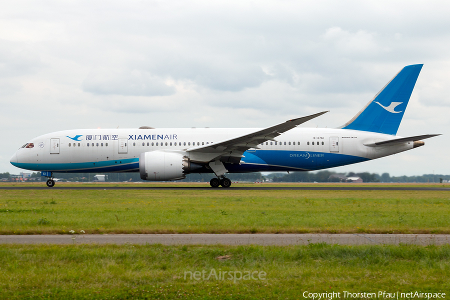 Xiamen Airlines Boeing 787-8 Dreamliner (B-2761) | Photo 117242