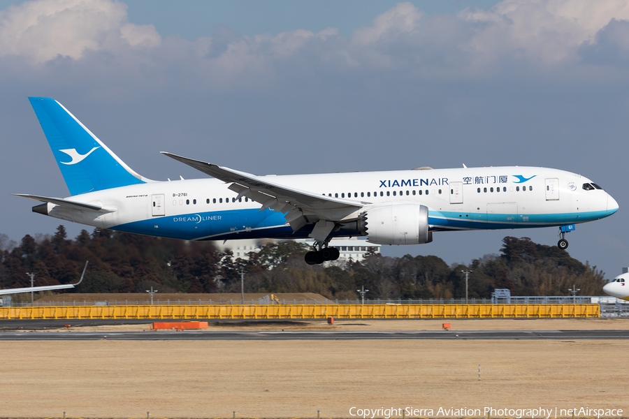 Xiamen Airlines Boeing 787-8 Dreamliner (B-2761) | Photo 328897
