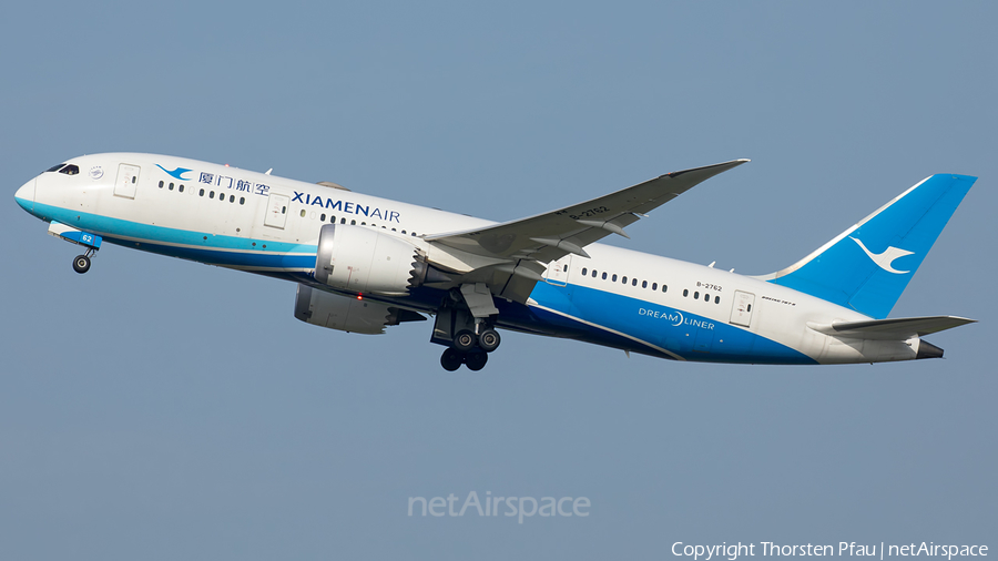 Xiamen Airlines Boeing 787-8 Dreamliner (B-2762) | Photo 194113